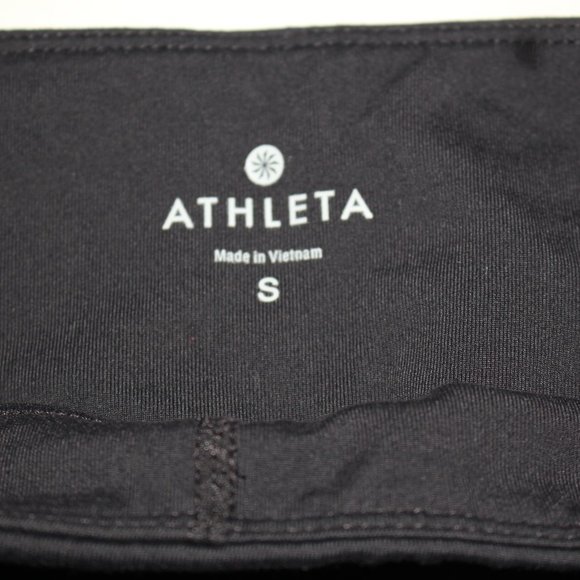 Athleta black biking shorts w/pockets- never worn! - Picture 2 of 3